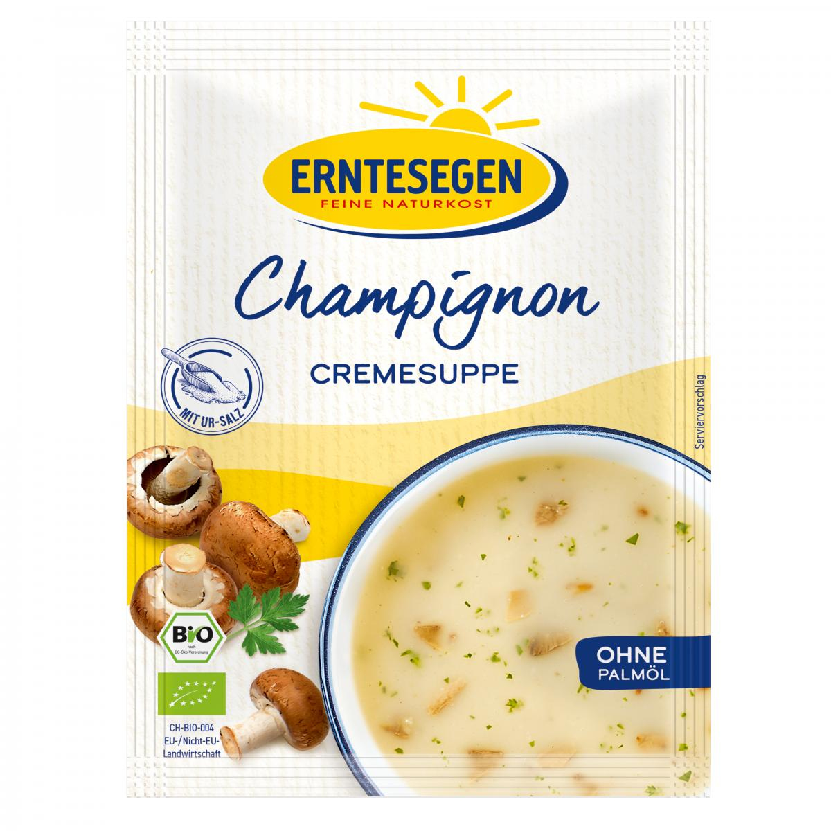 Erntesegen Champignon Cremesuppe, 40 g Beutel