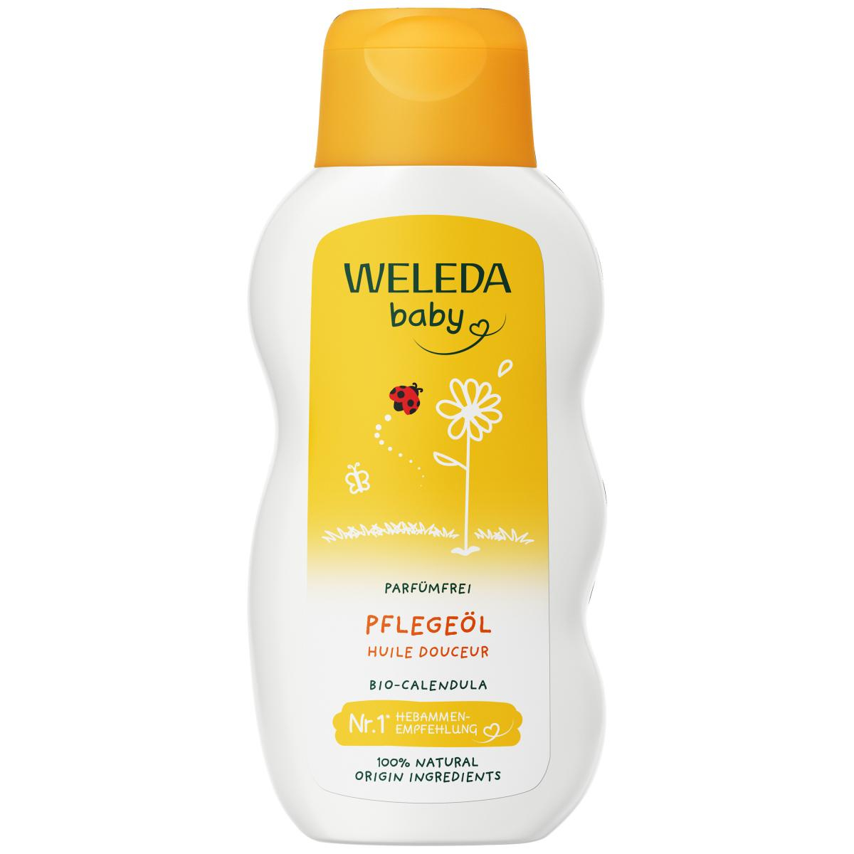 Weleda Calendula Pflegeöl parfümfrei, 200 ml Flasc
