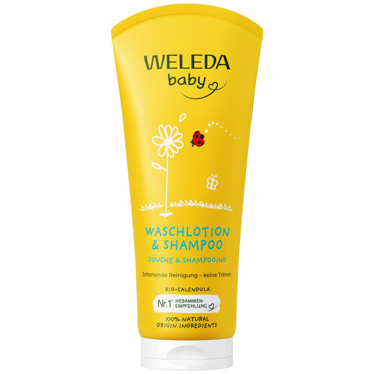 Weleda Calendula Waschlotion  & Shampoo, 200 ml Tu