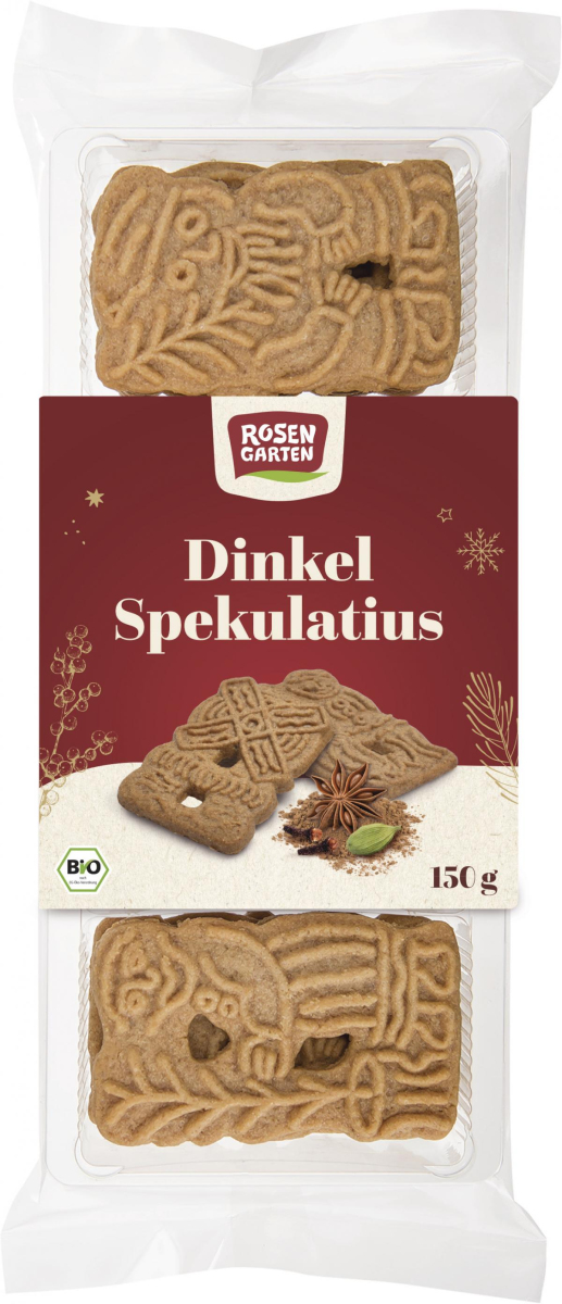 Rosengarten Dinkel-Spekulatius, 150 gr Packung