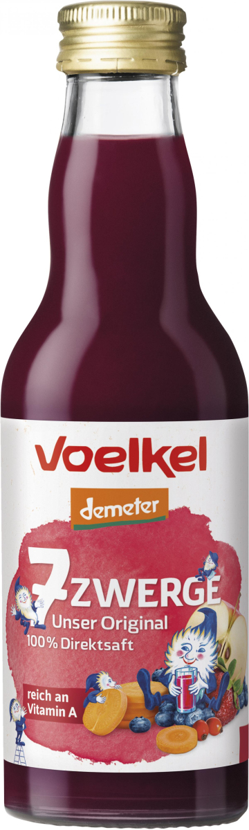Voelkel 7 Zwerge Kindersaft Unser Original, 0,2 lt