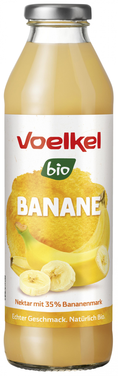 Voelkel Banane Nektar, 0,5 L Flasche