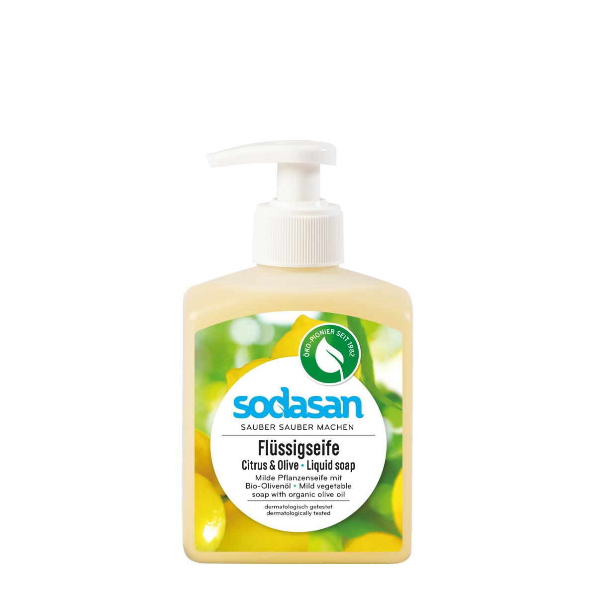 Sodasan Naturpflege-Seife liquid Citrus-Olive, 300