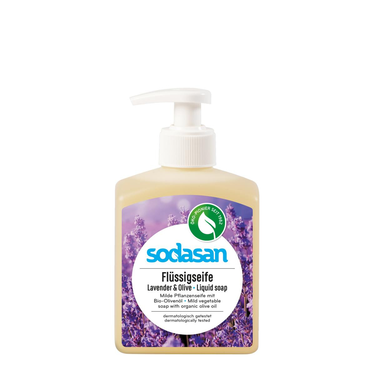 Sodasan Naturpflege-Seife liquid Lavendel-Olive, 3