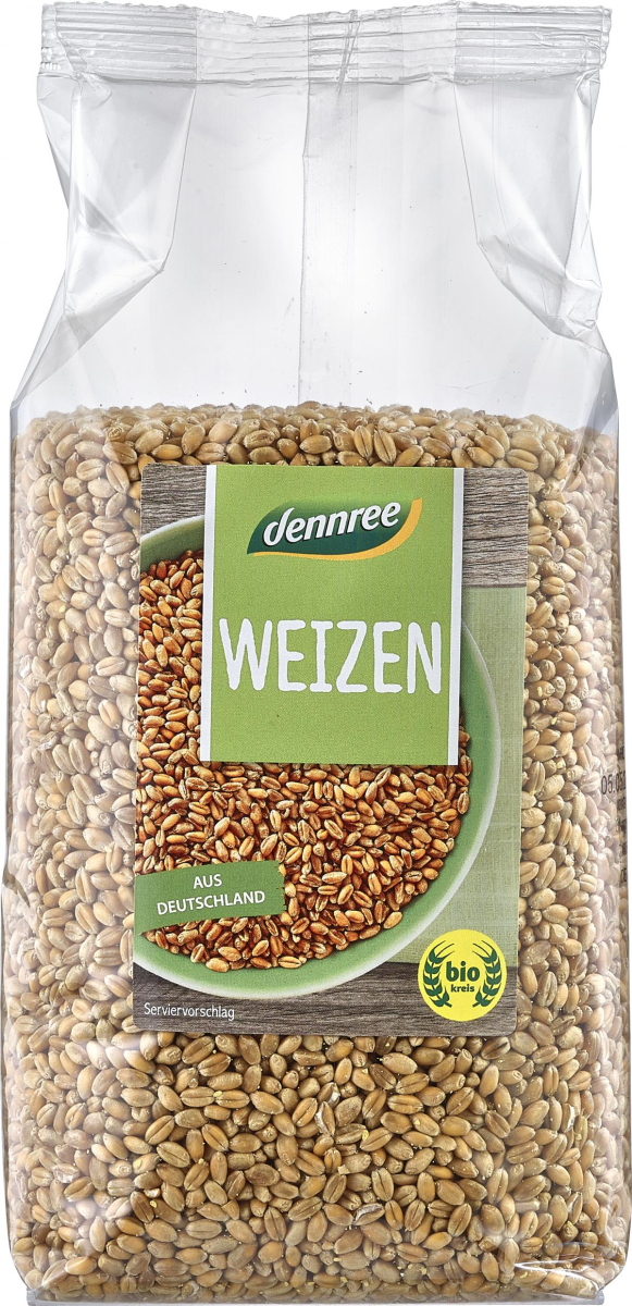 dennree Weizen, 1 kg Packung