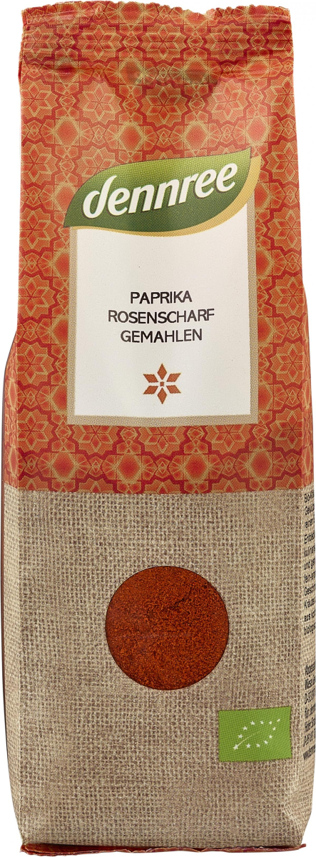 dennree Paprika rosenscharf, 70 gr Packung