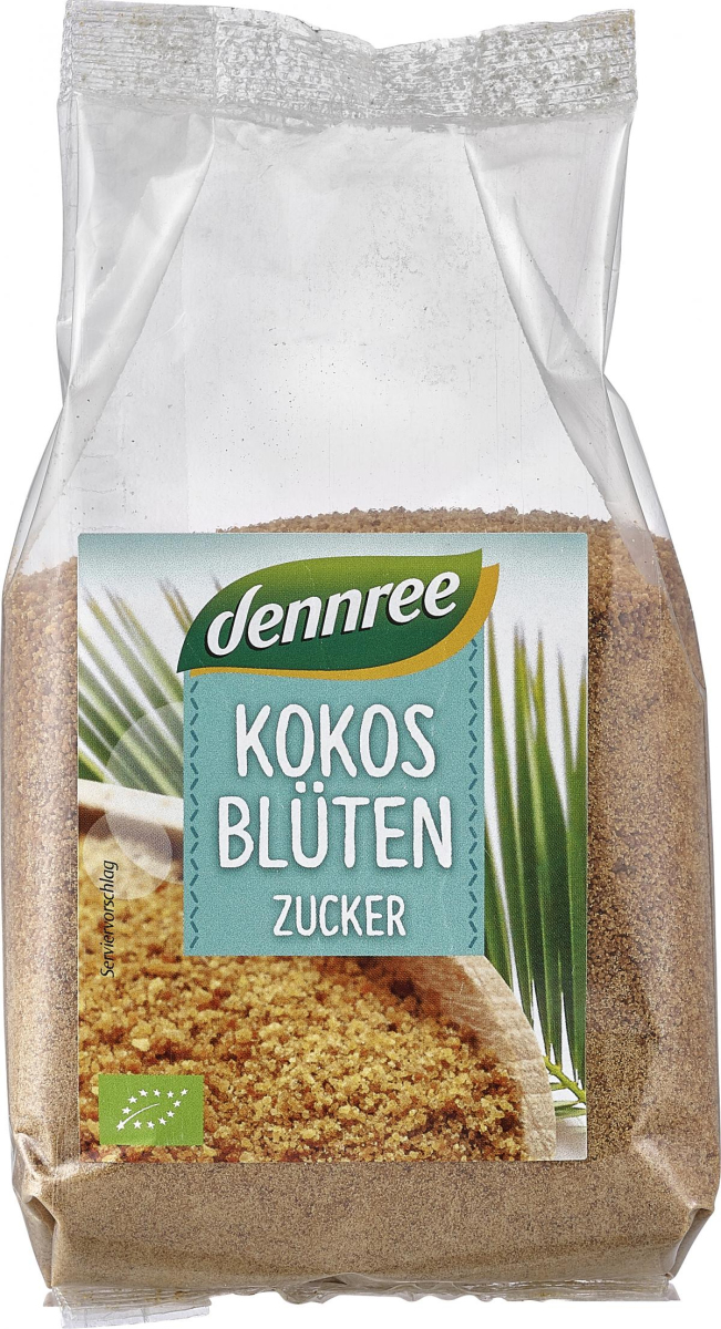 dennree Kokosblütenzucker, 250 gr Packung