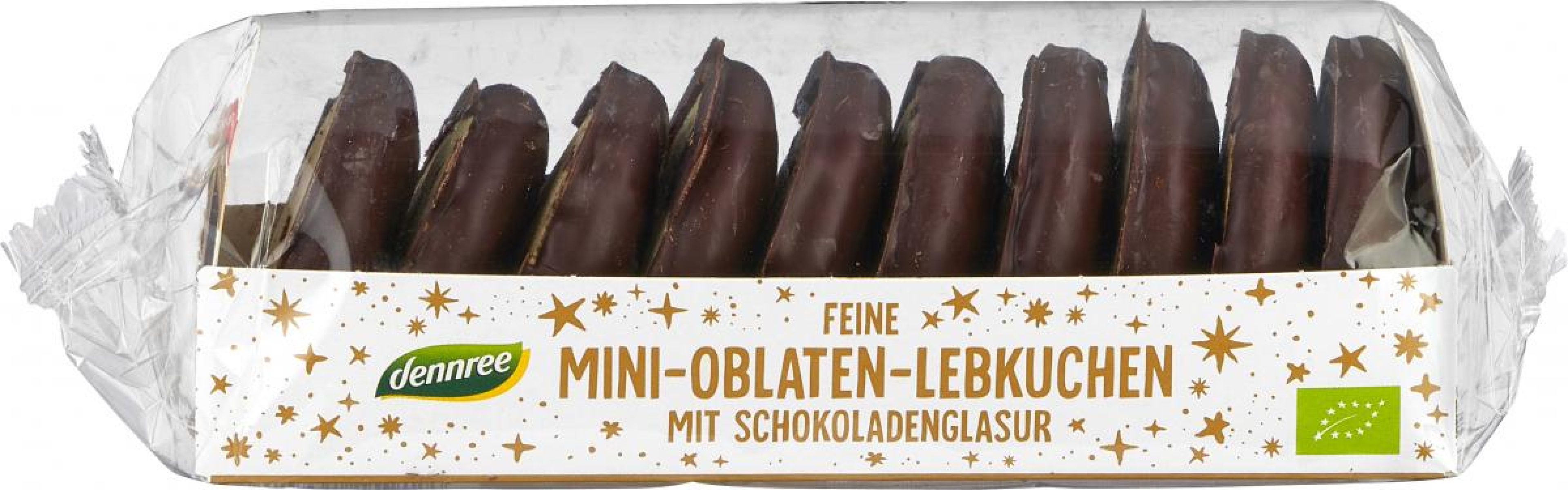 dennree Feine Mini-Oblaten-Lebkuchen schokoliert,