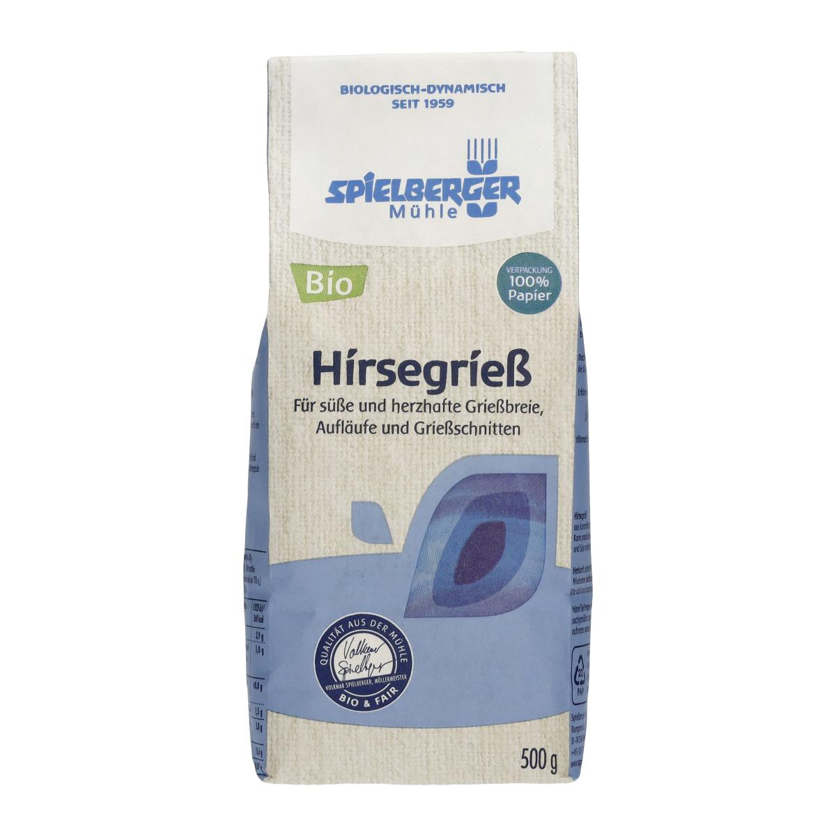 Spielberger Hirsegrieß, 500 gr Packung
