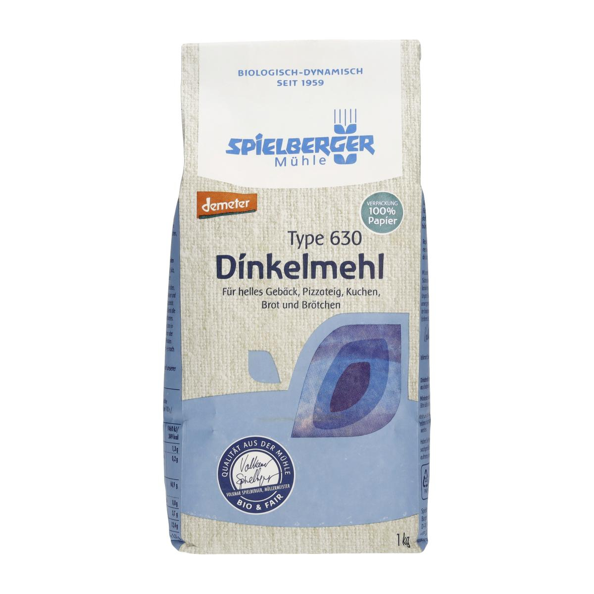 Spielberger Dinkelmehl Typ 630, 1 kg Packung