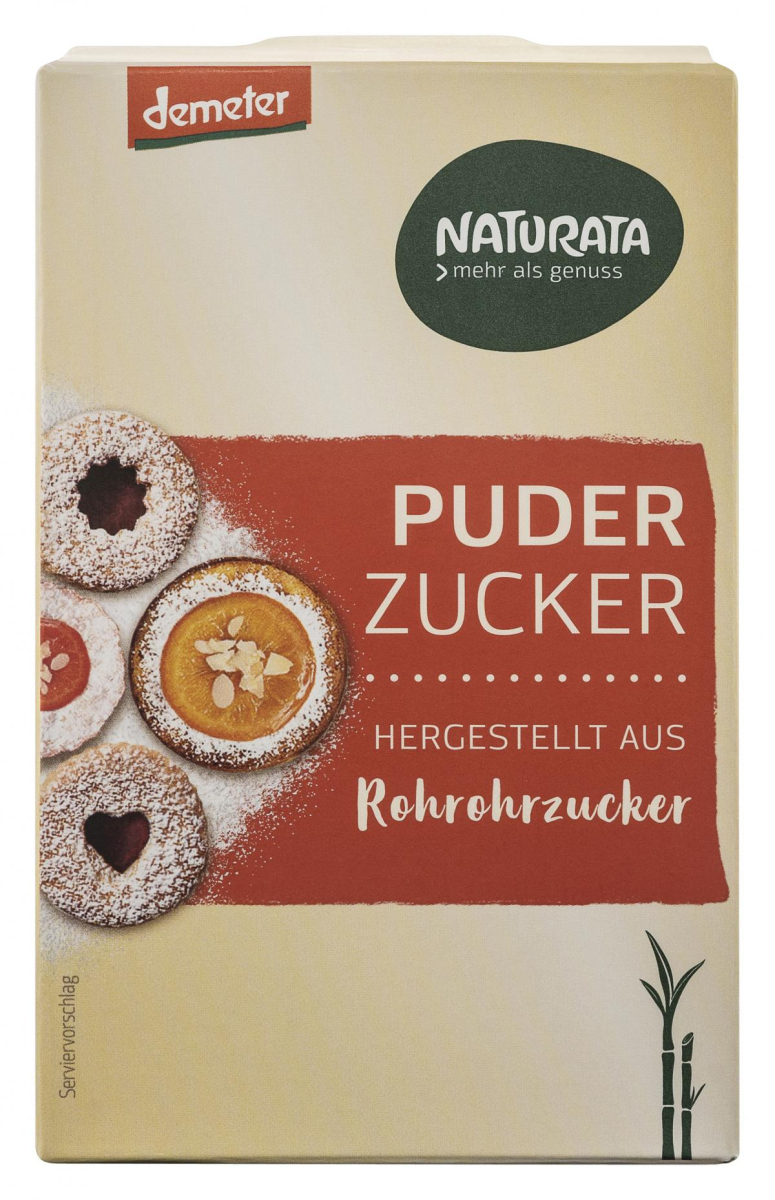 Naturata Puderzucker, 125 gr Packung