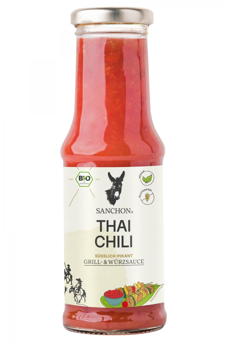 Sanchon Thai Chili Sauce, 210 ml Flasche