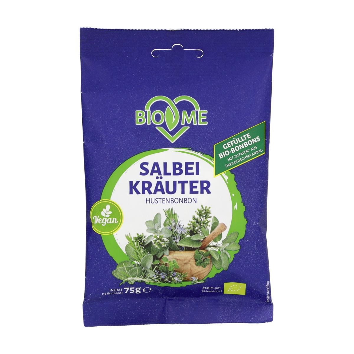 BIO loves Me Salbei Bonbons, 75 gr Packung