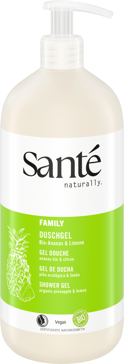 Sante Duschgel Bio-Ananas & Limone, 950 ml Spender
