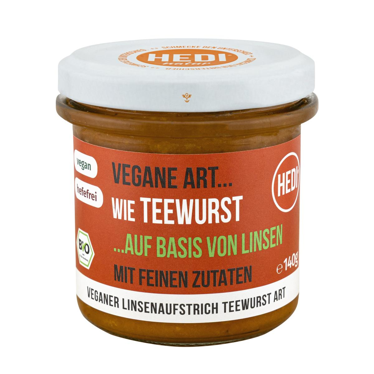HEDI Naturkost Vegane Art... Teewurst mit, 140 gr