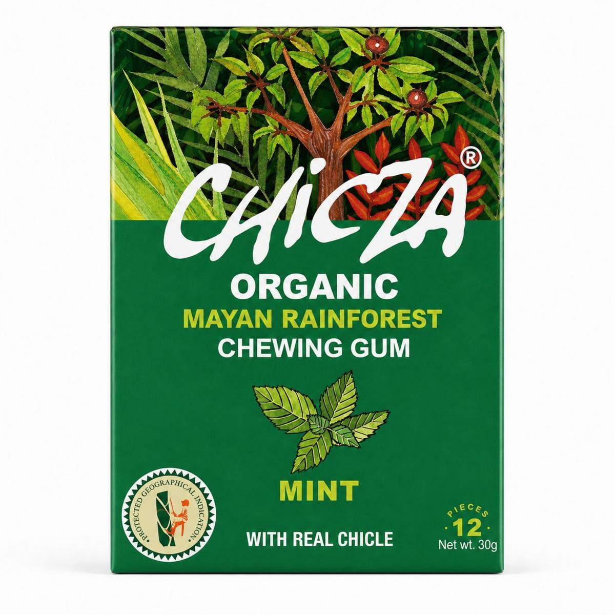 Chicza Kaugummi Minze, 30 gr Packung