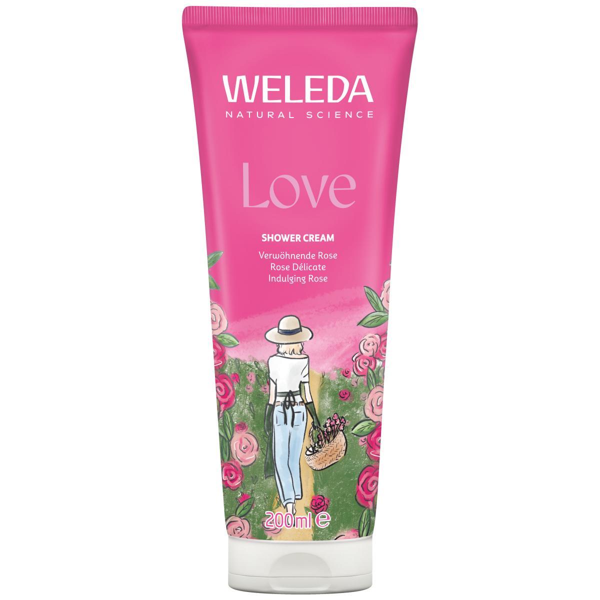 Weleda Aroma Cremedusche Love, 200 ml Tube