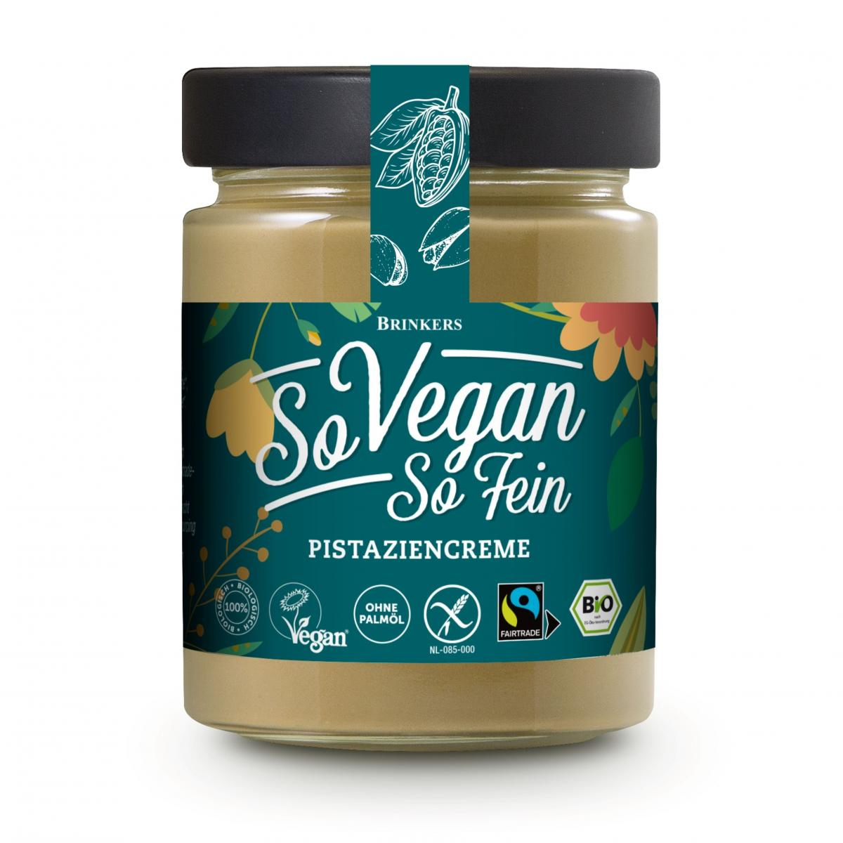 So vegan So fein Pistaziencreme, 270 g Glas