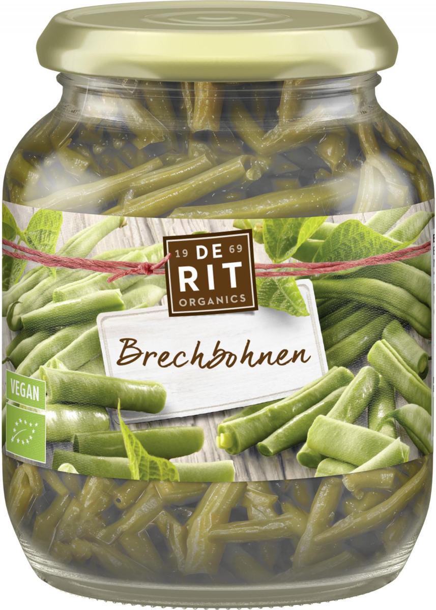 De Rit Brechbohnen, 680 gr Glas (360 gr)