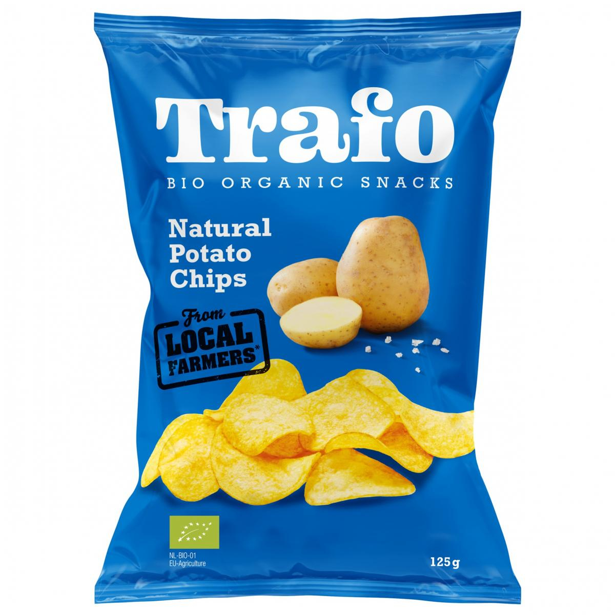 Trafo Chips gesalzen,125 gr Packung