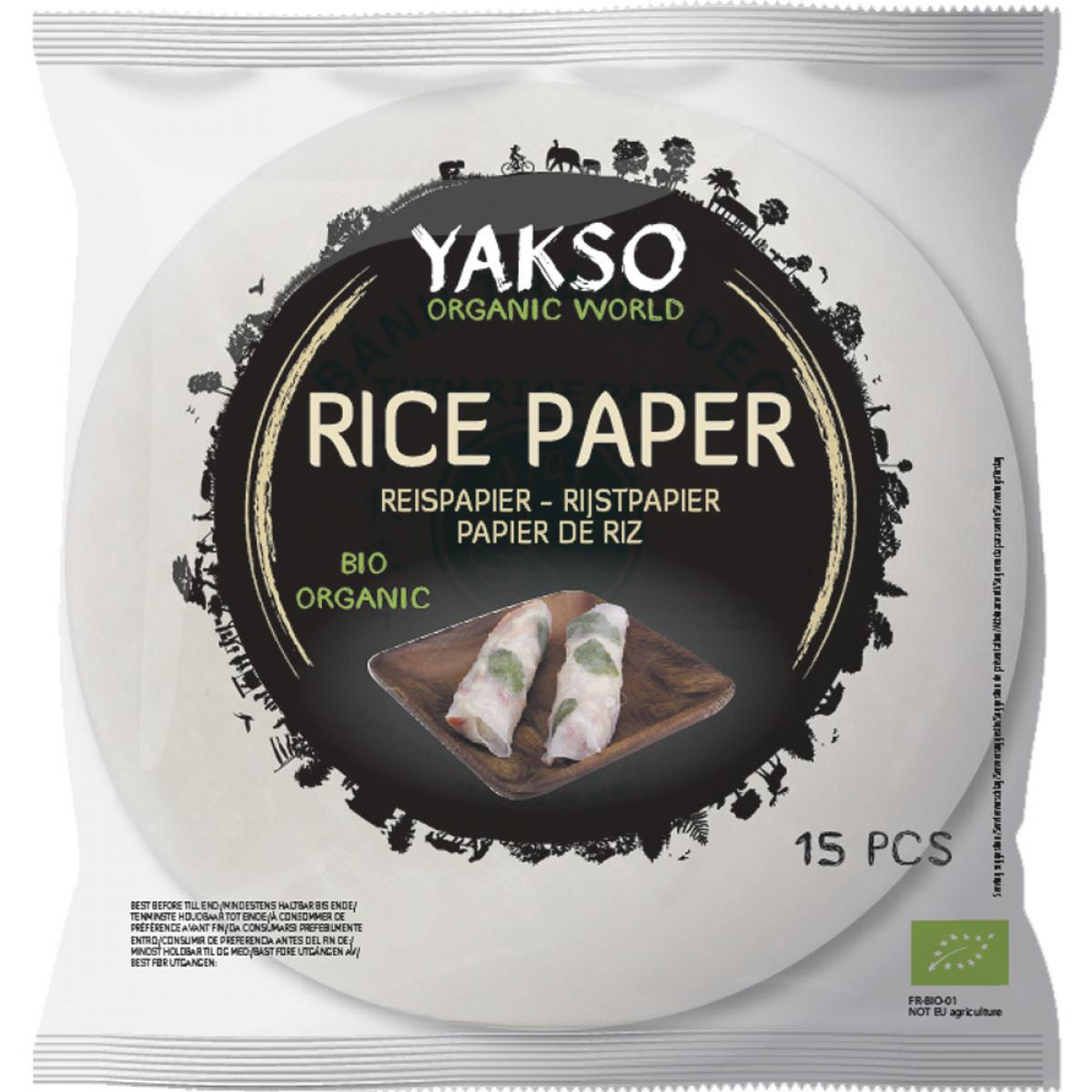 Yakso Reis Papier, 15 St, 150 gr Packung
