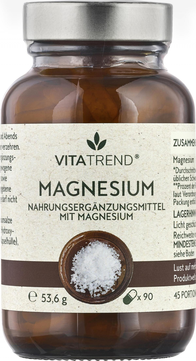 Vita Trend Magnesium Kapseln, 90 St Glas
