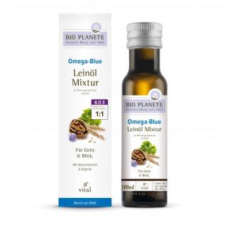 Bio Planète Omega Blue, Leinölmixtur, Nahrungsergä