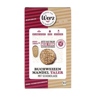Werz Buchweizen-Mandel-Taler, 150 gr Packung -glu