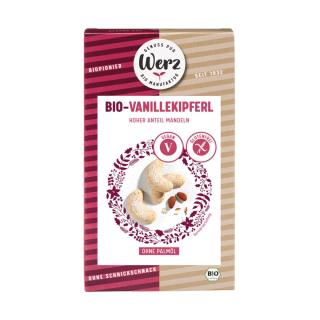 Werz Vanille Kipferl, 100 g Packung -glutenfrei
