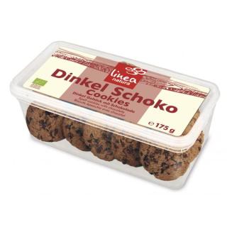 linea natura Dinkel Schoko Cookies, 175 gr Packung