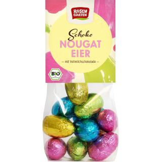 Rosengarten Schoko-Nougat-Eier, 100 gr Packung