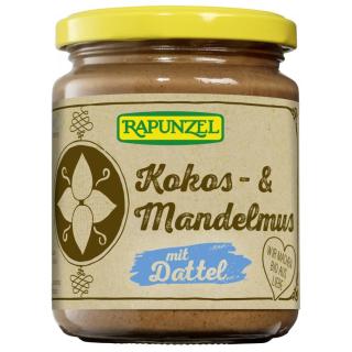 Rapunzel Kokos- & Mandelmus mit Dattel, 250 gr Gla