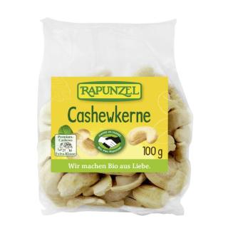 Rapunzel Cashewkerne ganz HIH, 100 gr Packung