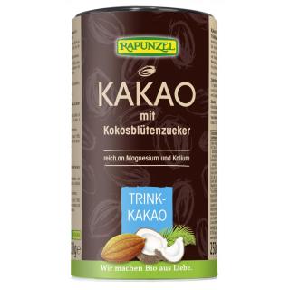 Rapunzel Kakao mit Kokosblütenzucker, 250 gr Dose