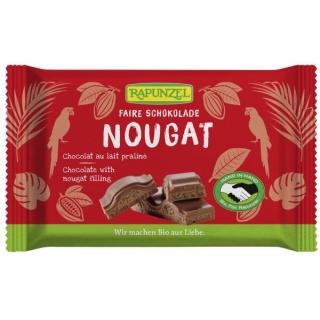 Rapunzel Nougat Schokolade HIH, 100 gr Stück
