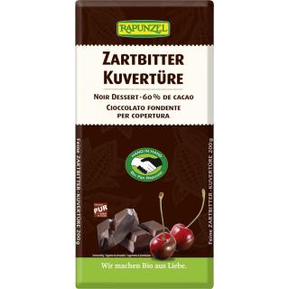 Rapunzel Zartbitter Kuvertüre HIH, 200 gr Packung
