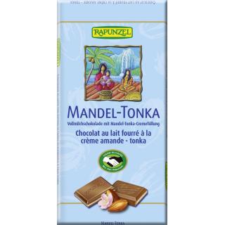 Rapunzel Vollmilch Schokolade Mandel-Tonka HIH, 10