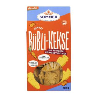 Sommer Dinkel-Rübli-Kekse, 150 gr Packung
