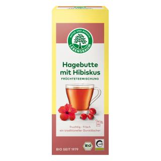 Lebensb Hagebutte/Hibiskus, 2,5 gr, 20 Btl Packung