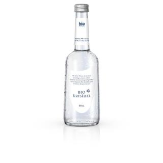 BioKristall Bio-Mineralwasser still, 0,33 ltr Flas