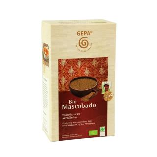 Gepa Vollrohrzucker Mascobado, 1 kg Packung