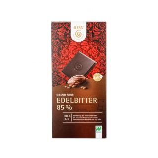 Gepa Grand Noir Edelbitter 85%, 100 gr Stück