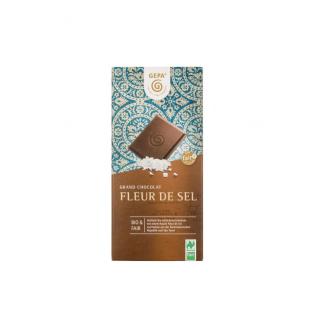 Gepa Grand Chocolat Fleur de Sel 37%, 100 gr Stück