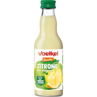 Voelkel Zitronensaft, 0,2 ltr Flasche
