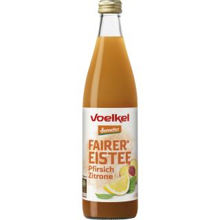 Voelkel Fairer Eistee Pfirsich Zitrone, 0,5 ltr Fl