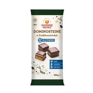 Hammermühle -glutenfrei- Dominosteine Zartbitter,