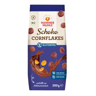 Hammermühle Schoko Cornflakes, 200 g Packung -glut