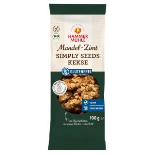 Hammermühle Simply Seeds Kekse Mandel-Zimt, 100 g