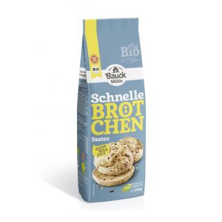 Bauck Hof Schnelle Brötchen Saaten glutenfrei, 500