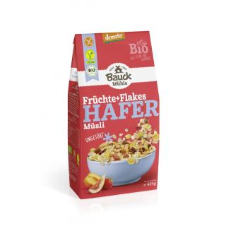 Bauckhof Hafer Müsli Früchte+Flakes glutenfrei